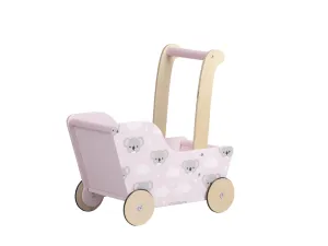 Modern Dolls Stroller (Pram) Pink koala bear