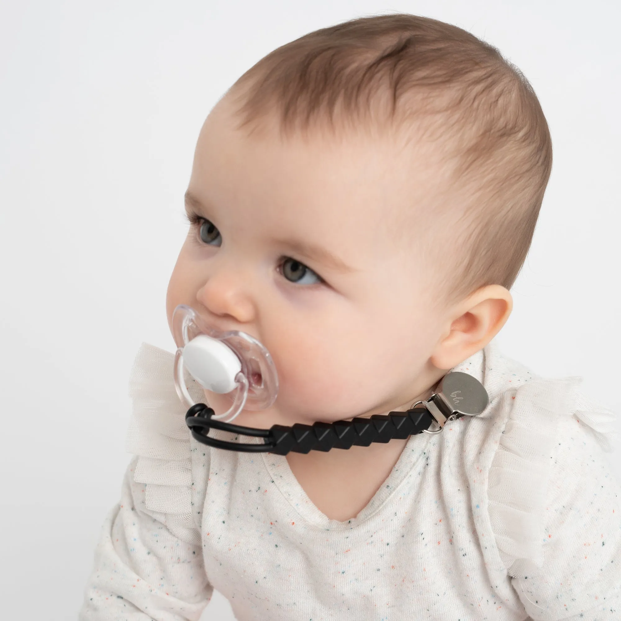 NEW! Silicone Teething Pacifier Clips