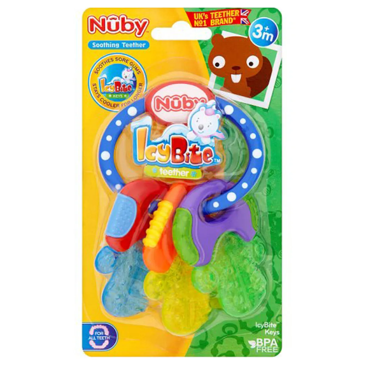 Nuby Icy Bites Keys Teether