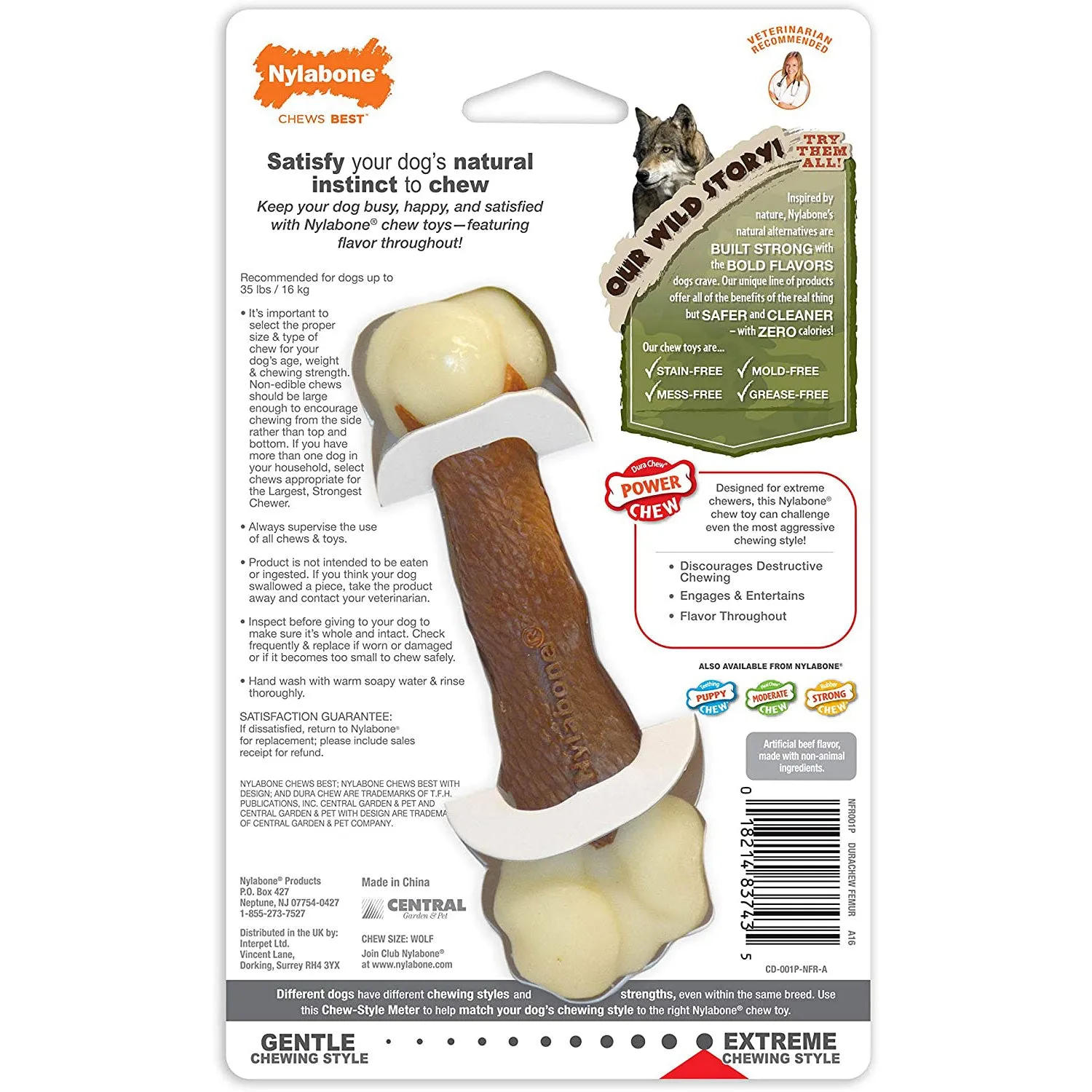 Nylabone Dura Chew Femur Alternative Medium