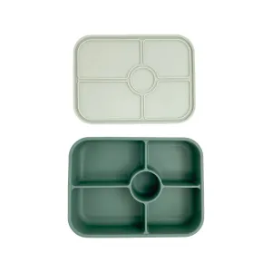 Petite Eats Large Silicone Lunchbox-  Dawson/Cloud