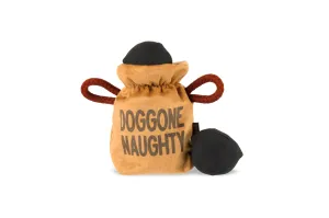 P.L.A.Y. Home for the Holidays Interactive Dog Toy, Bag of Coal