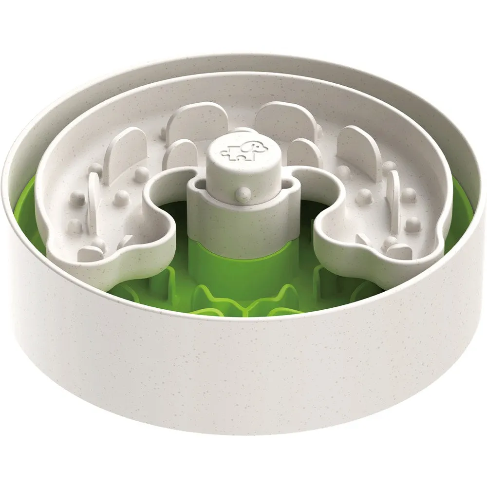 Puzzle Feeder Lite Interactive Dog Bowl (Green)