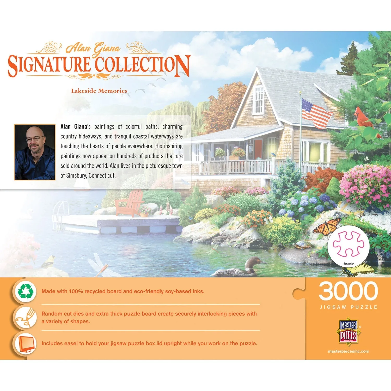 Signature Collection - Lakeside Memories 3000 Piece Jigsaw Puzzle