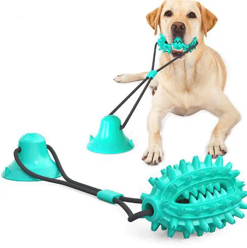 Single Suction Multifunction Interactive Chewy Dog Toy