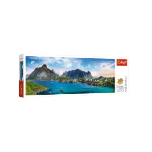 Trefl 500 Piece Panorama PuzzleLofoten Archipelago Norway