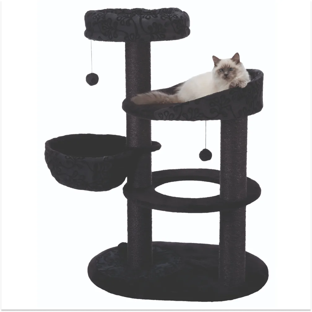 Trixie Filippo Scratching Post for Cats (Black)