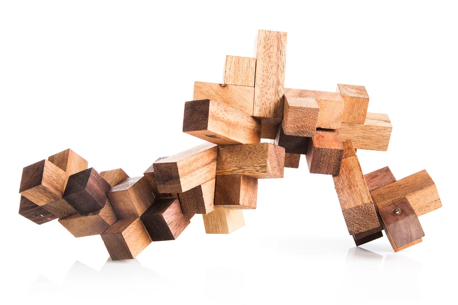 Twist Crystal Puzzle - Twist Wood Puzzle