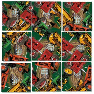 Vintage Tractors Puzzle